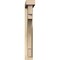 Ekena Millwork Merced Block Rough Sawn Bracket w/ Offset Brace, Douglas Fir, 4"W x 20"D x 28"H BKT0402X20X28MRC05RDF - alternate 2